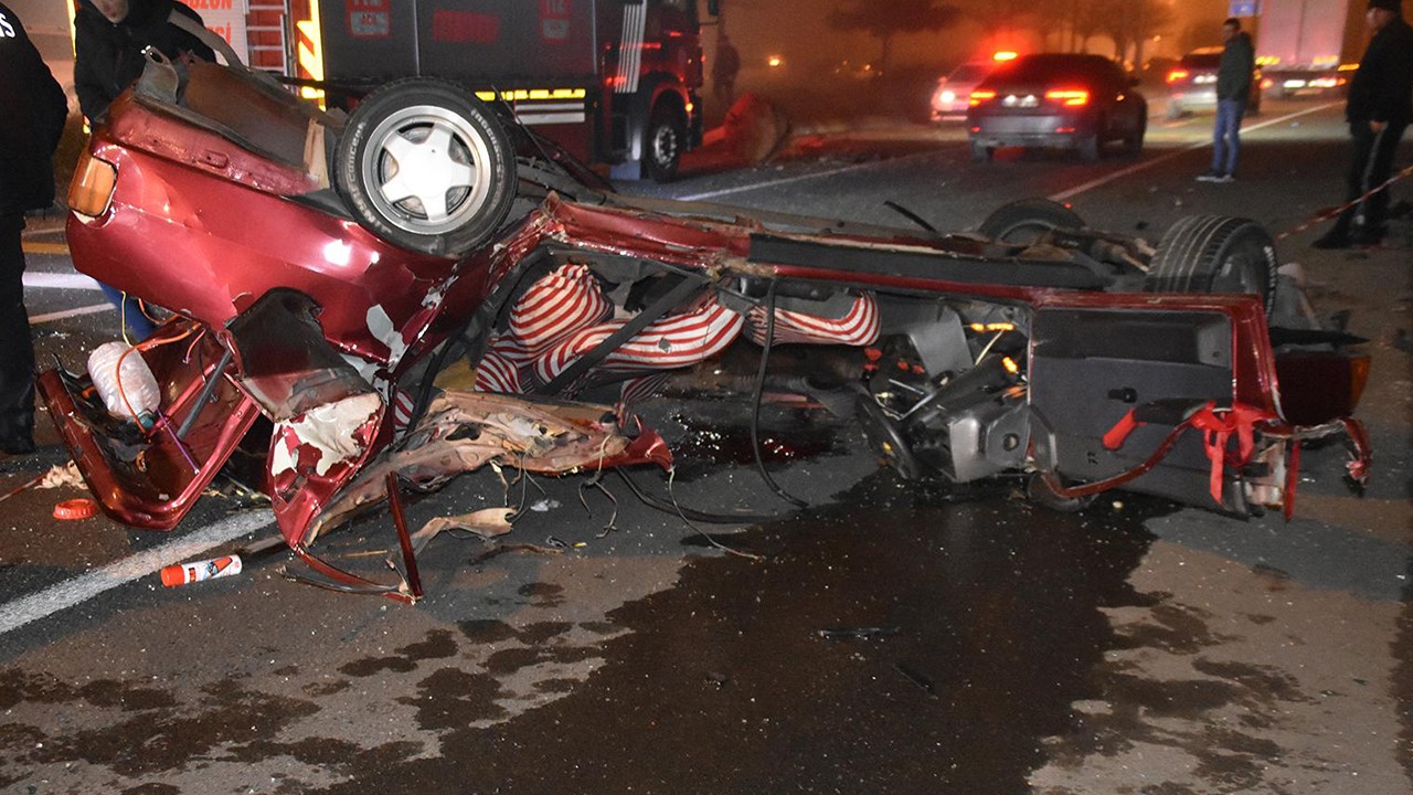 Trabzon'da feci kaza: 2 ölü, 2 ağır yaralı